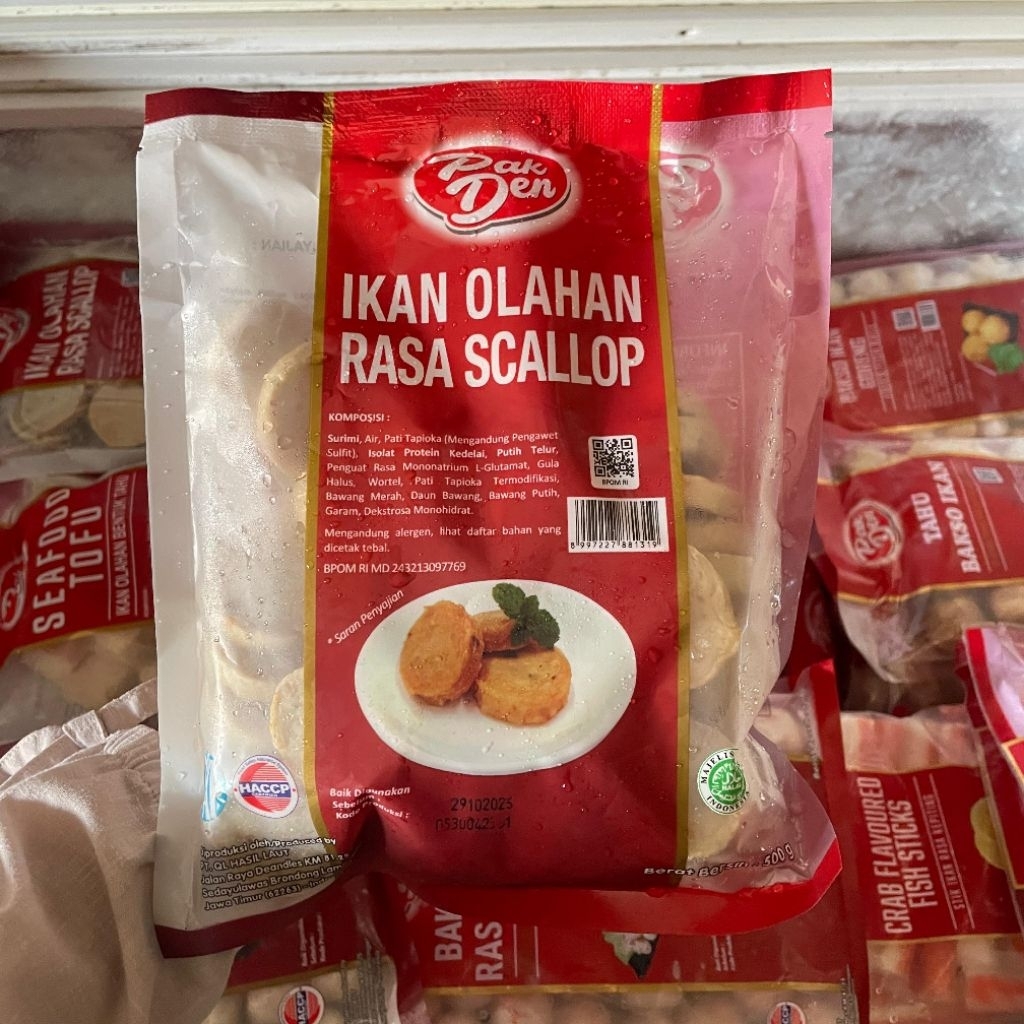 

Pak Den scallop 500gr
