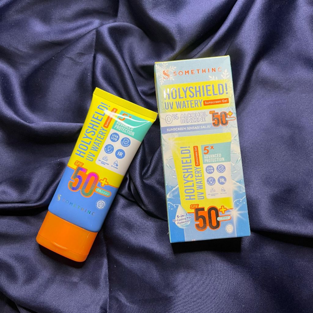 [TERMURAH] Somethinc Holyshield UV Watery Sunscreen Gel SPF50+ PA++++ 50gr Clearance Sale Cuci Gudan
