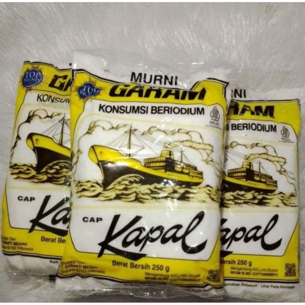 

GARAM KAPAL 250g isi 2 pcs