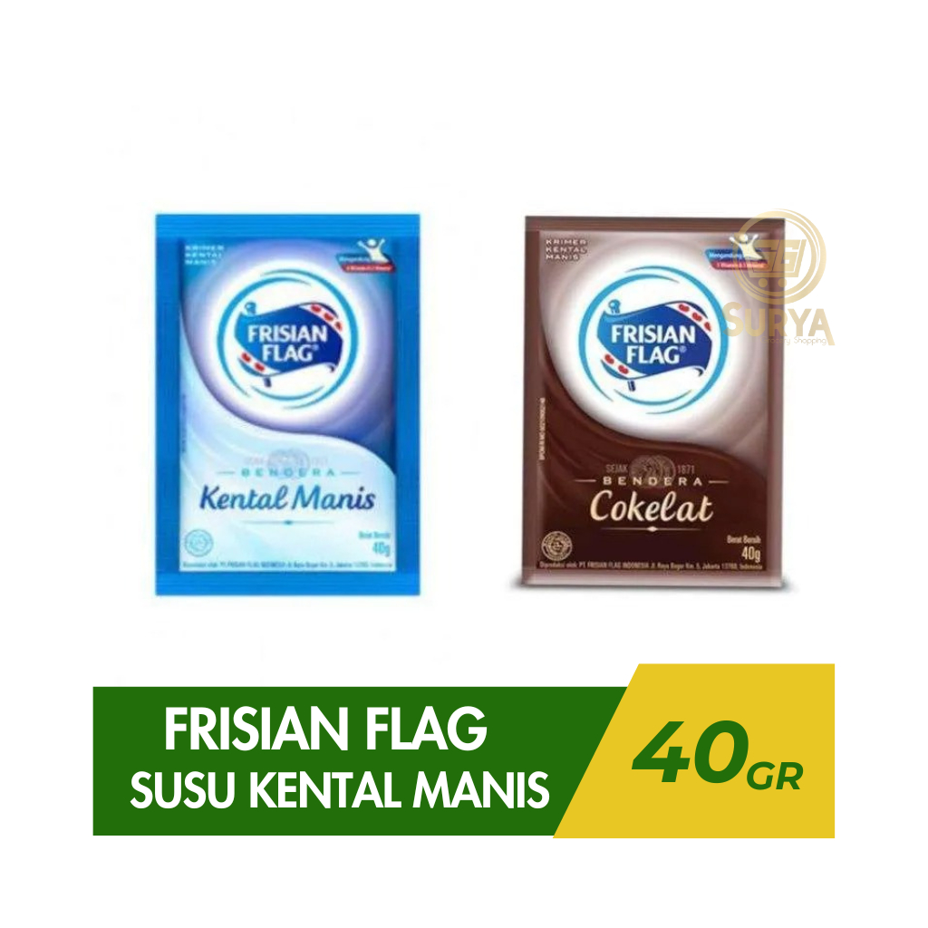 

Frisian Flag Susu Bendera Kental Manis (38gr x 6 pcs)
