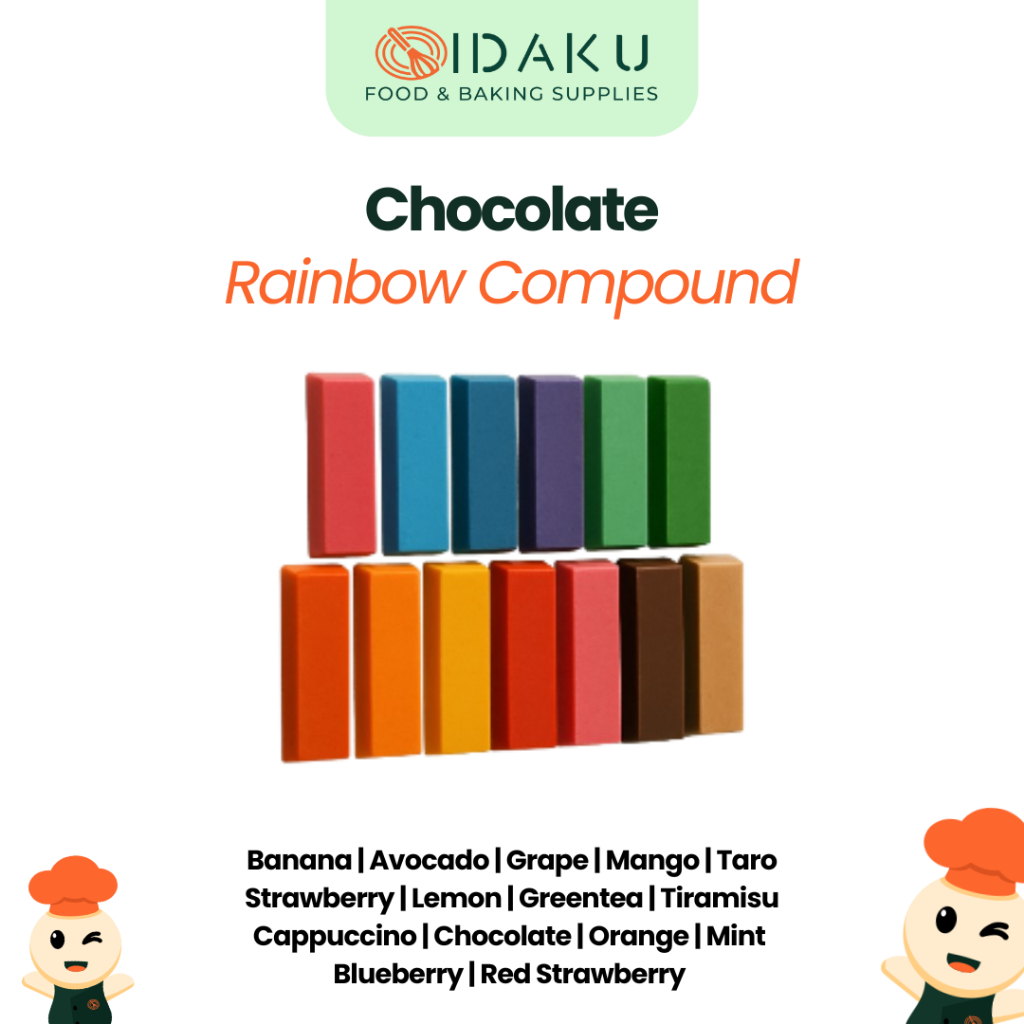 

[REPACK] MERCOLADE CHOCOLATE COMPOUND RAINBOW - Coklat Warna-Warni untuk Dekorasi 150gr