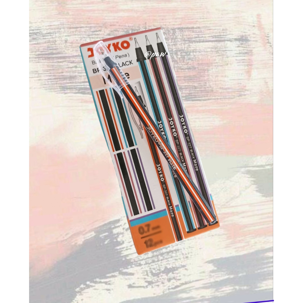 

Pena Joyko Bp-327/ Pulpen Joyko/ Pena Lilin/ Pena Murah/Ball pen pulpen joyko BP-327 Maze 0.7mm