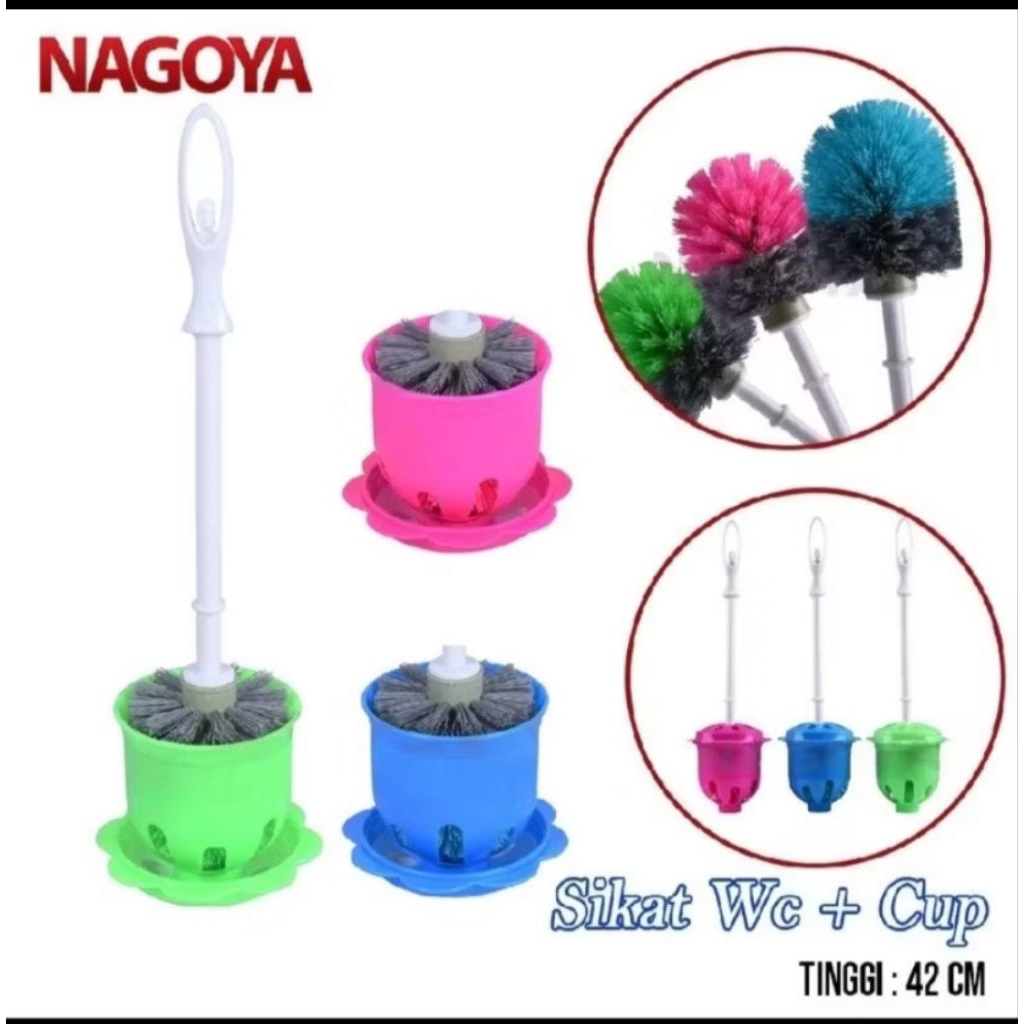 Sikat wc nagoya pakai tutup // sikat wc cup Nagoya