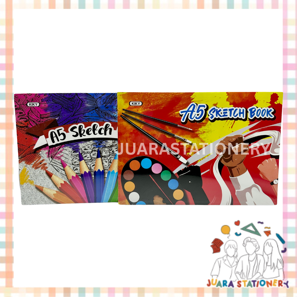 

(1151) JUARASTATIONERY Sketch Book Kiky A5 / Buku Gambar Buku Lukis Ukuran A5