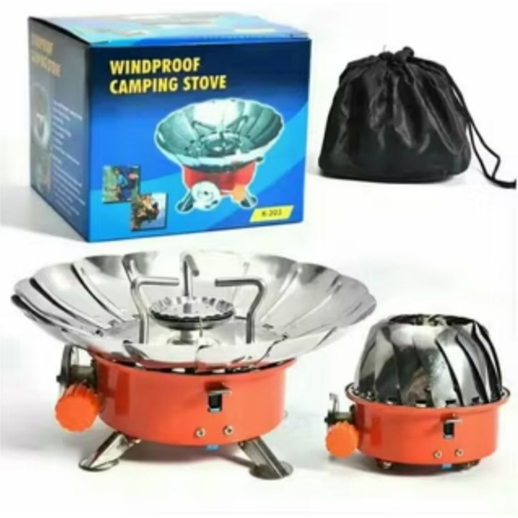 alat camping kompor  kecil unik bunga dan bintang praktis