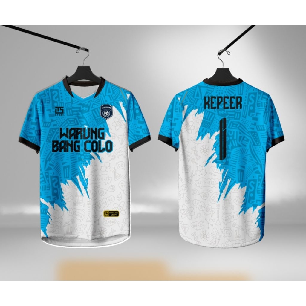 Kaos Jersey Bola | Futsal | Voli Full Printing gratis Tambah Nama Nomor Logo Sponsor