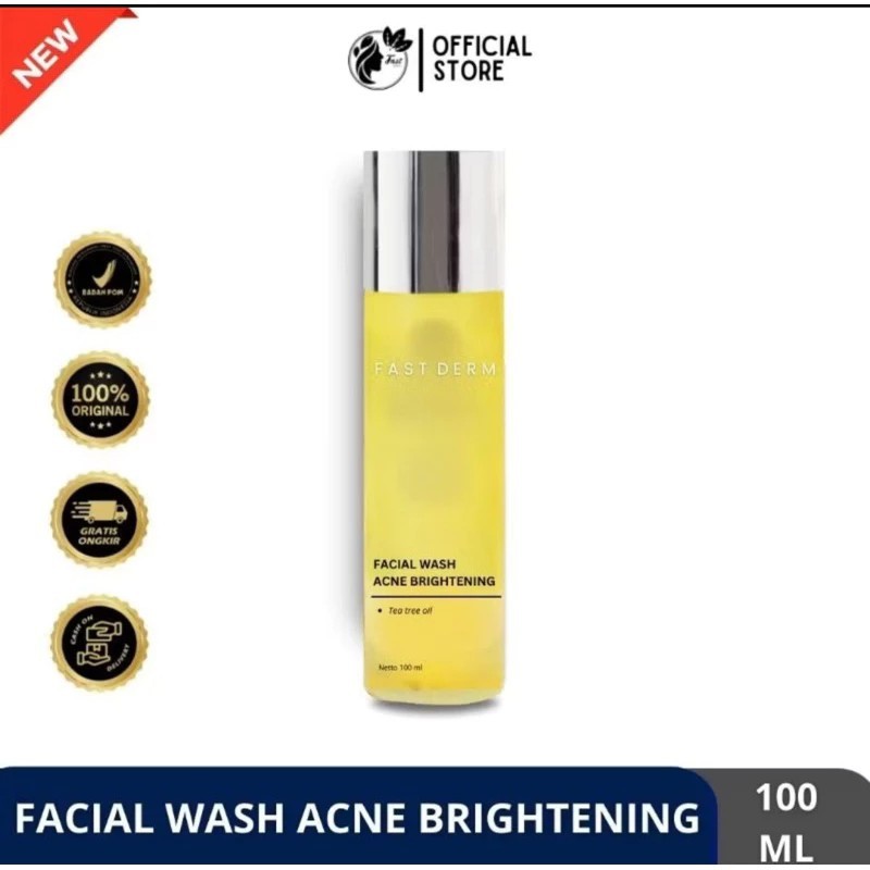 FAST DERM FACIAL WASH GLOW - FACIAL WASH ACNE GLOW - FASTDERM ECER