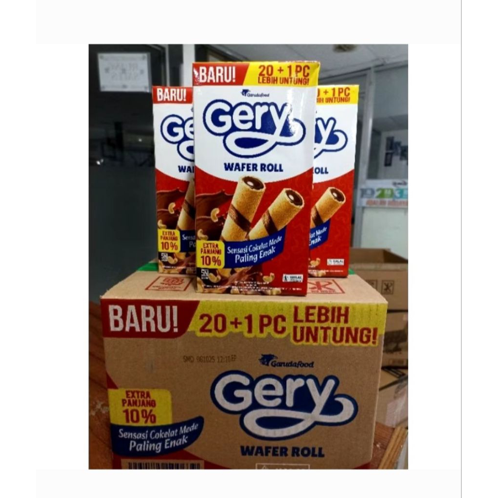 

BARU Gary Wafer Roll BOX isi 20+1 @12gram