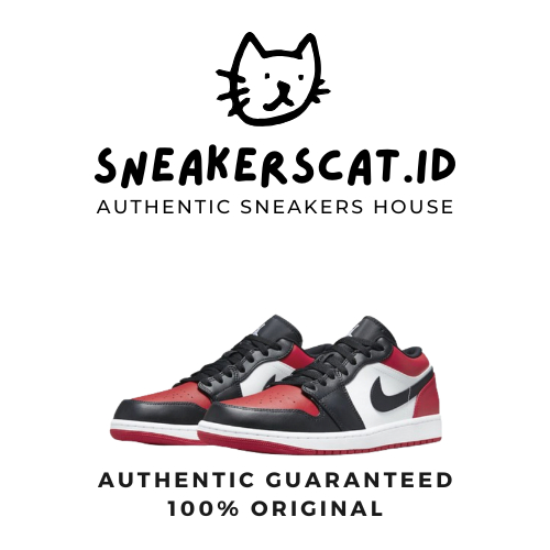 AIR JORDAN 1 LOW BRED TOE