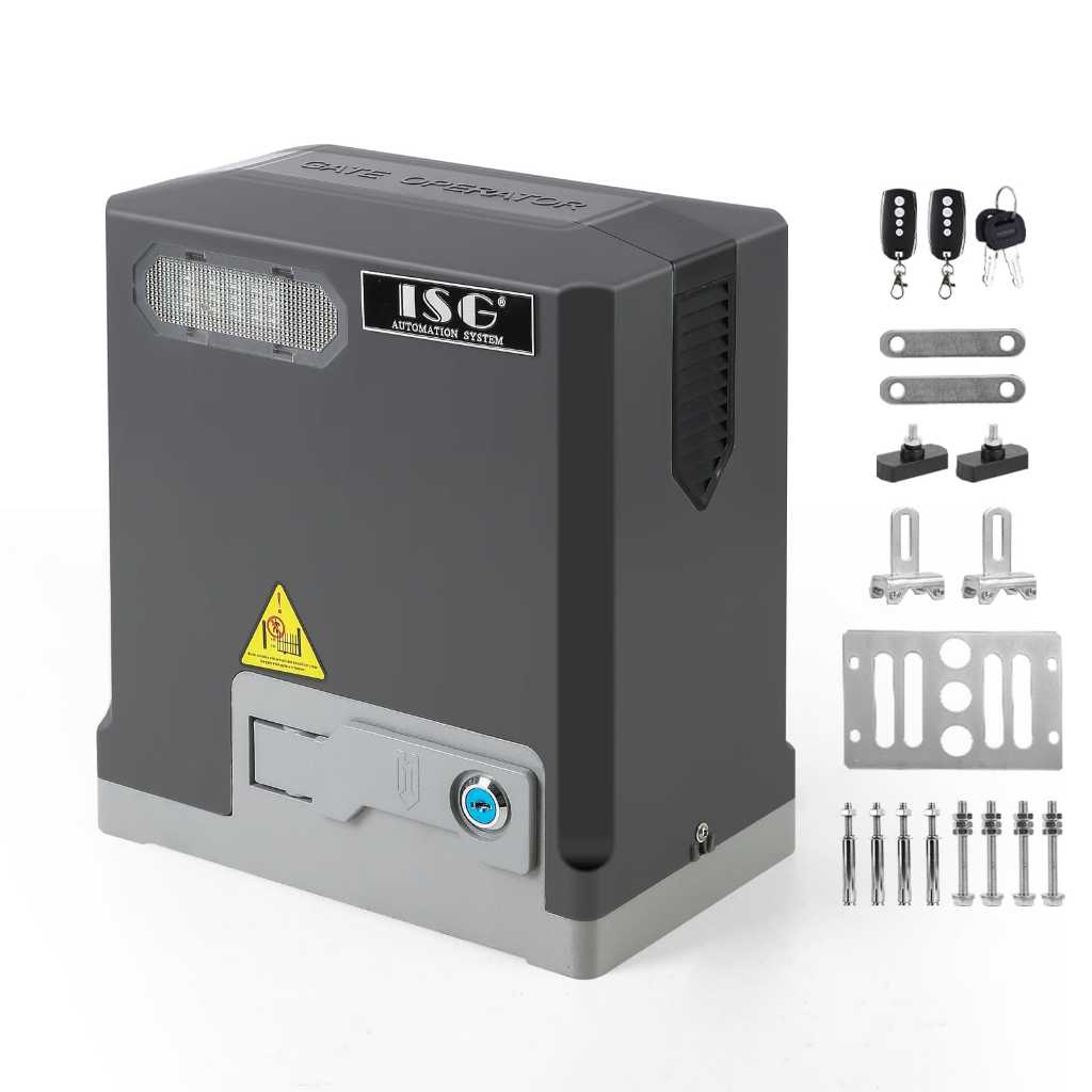 ISG Automatic Sliding Gate 1600-2000kg Mesin Pembuka Pintu Pagar Otomatis / Mesin Gerbang Otomatis