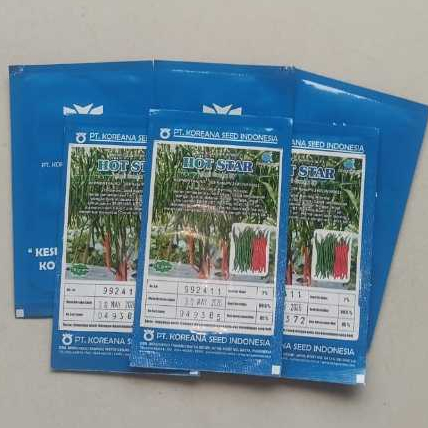 Benih Cabe Keriting HOT STAR F1 Tahan Virus Tahan Layu Tahan Antraknosa