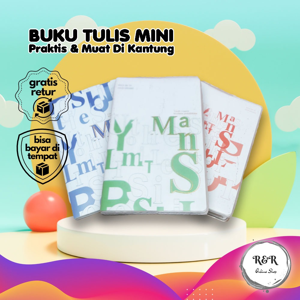 

Notebook Mini Buku Tulis Anti Ribet Travel Size Serbaguna Buku Tulis Mini Travel Size Stylish Simpel