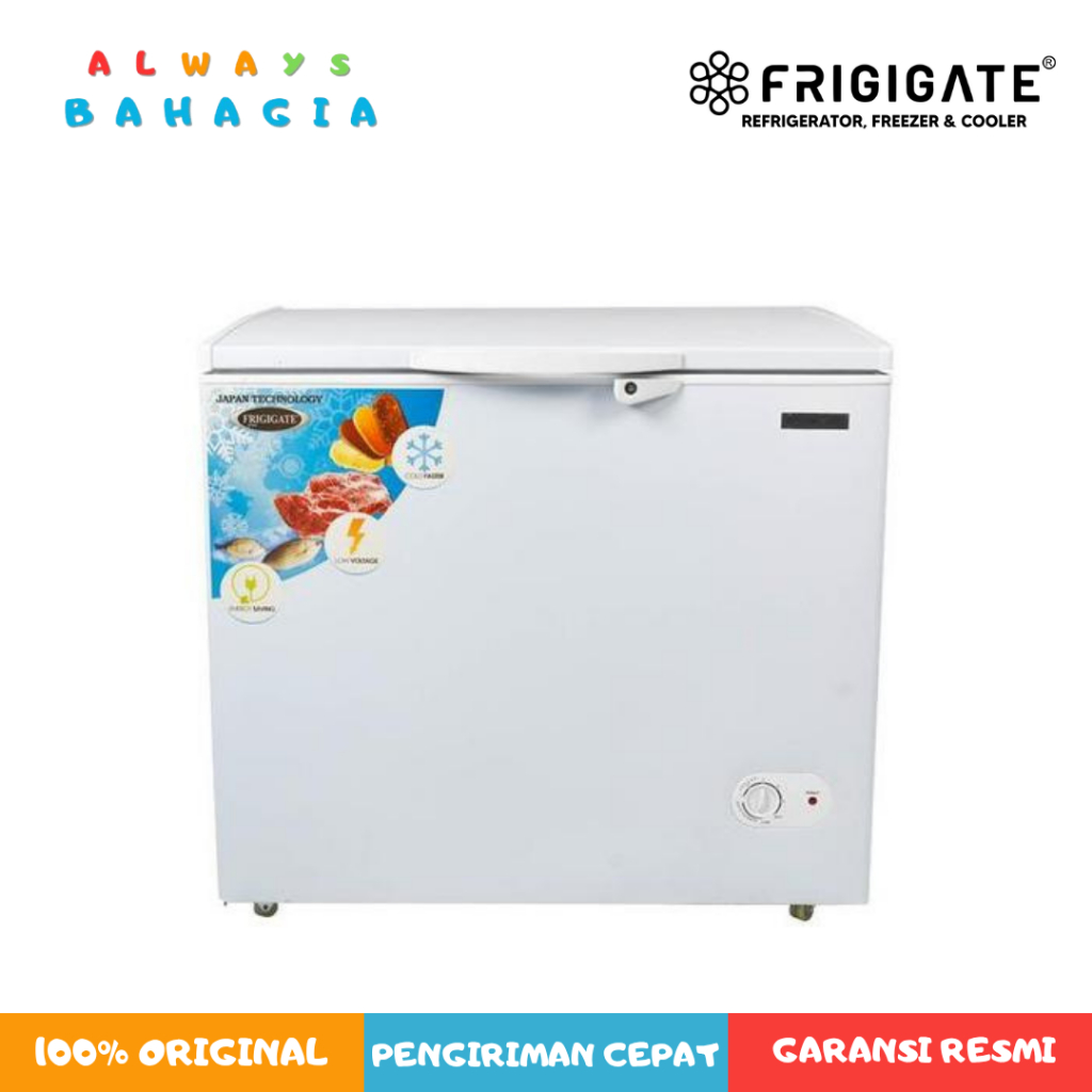 FRIGIGATE F-200LV Chest Freezer Kapasitas 200 Liter