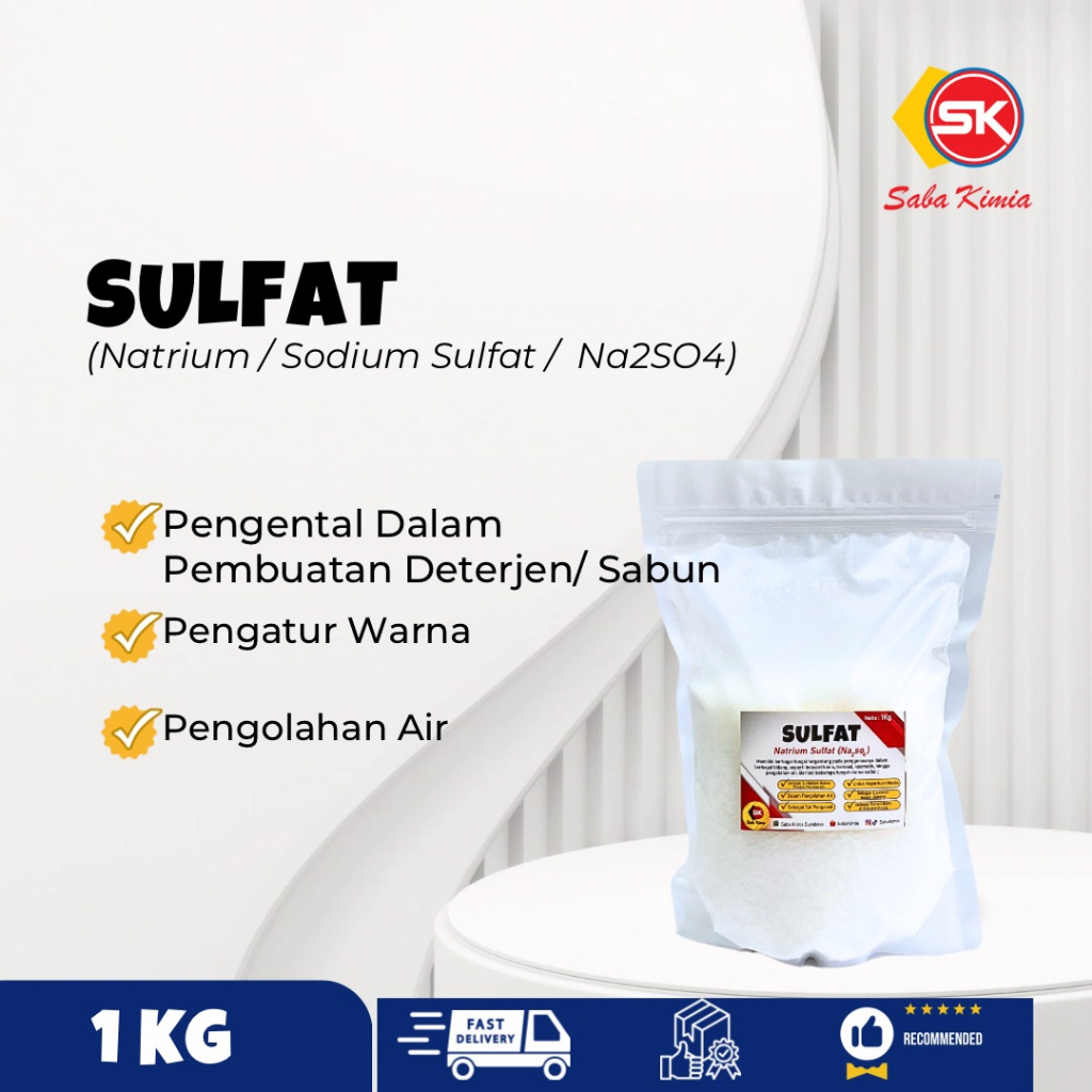 Sulfat/Sodium Sulfat/ Natrium Sulfat/ Na2SO4 1 Kg