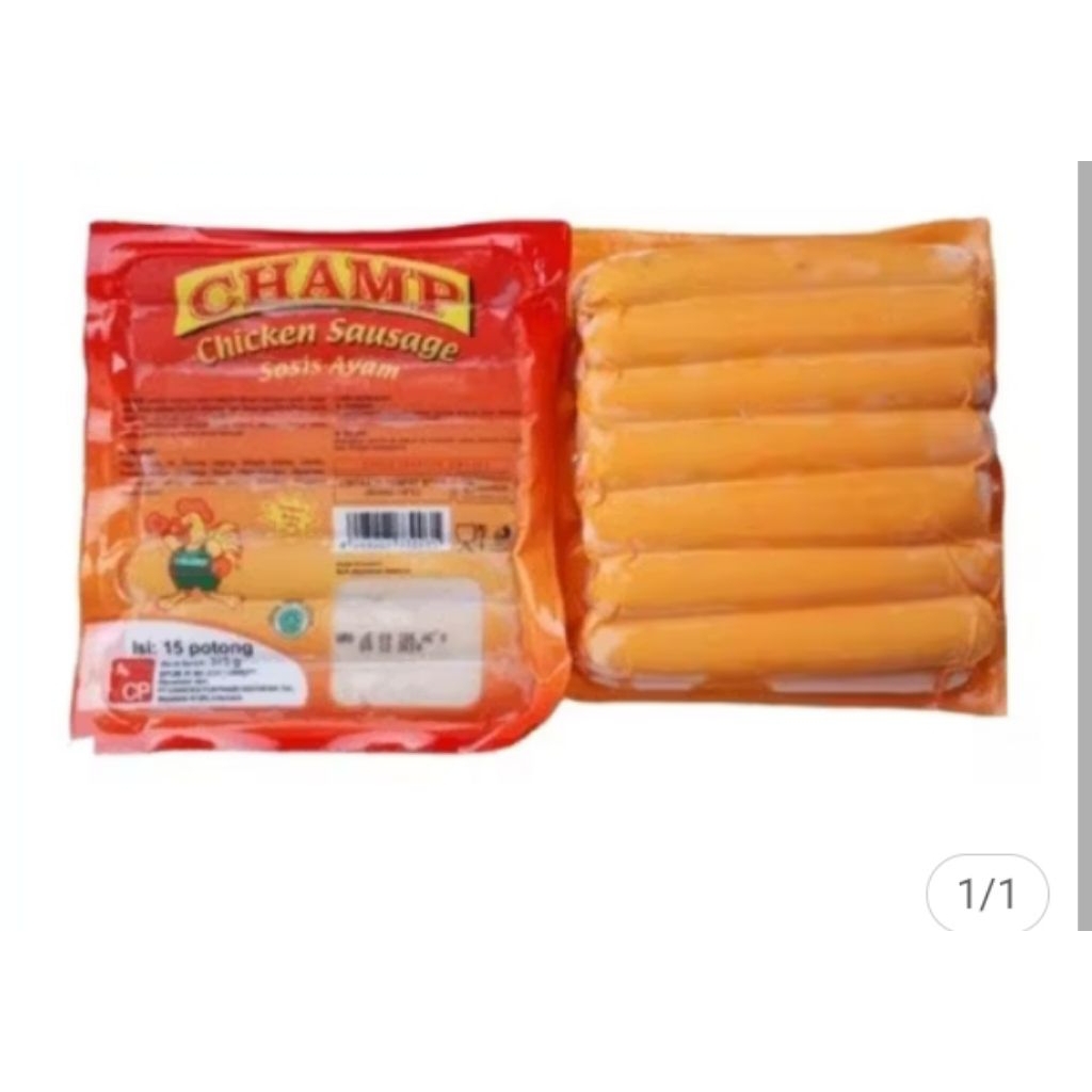 

sosis ayam champ 375g isi 15 pcs