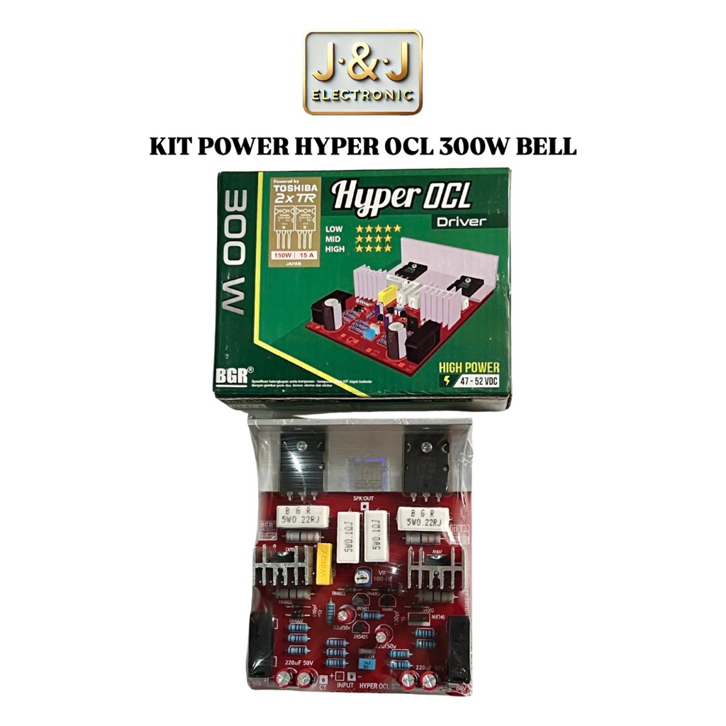 Kit Power Hyper OCL 300W Mono Plus TR Final Driver OCL 300W Bell