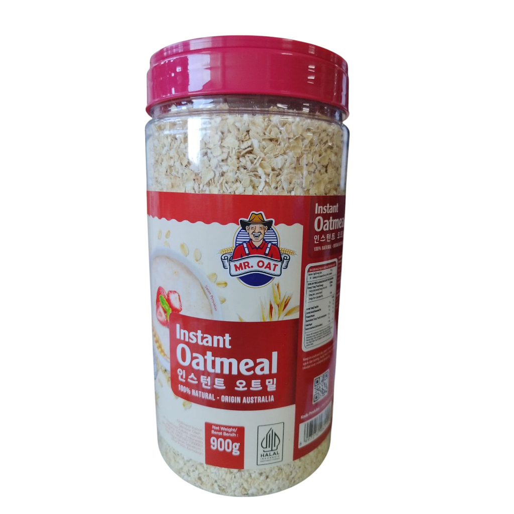 

Mr. Oat Instan Oatmeal 900gr toples