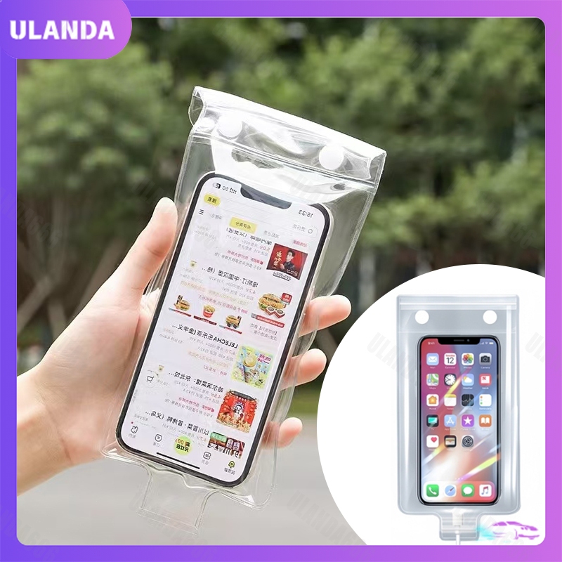 HP Waterproof Tas Motor Anti Air Holder  Motor Tas Waterproof Tas Gantung Untuk Motor Anti Air Aman 