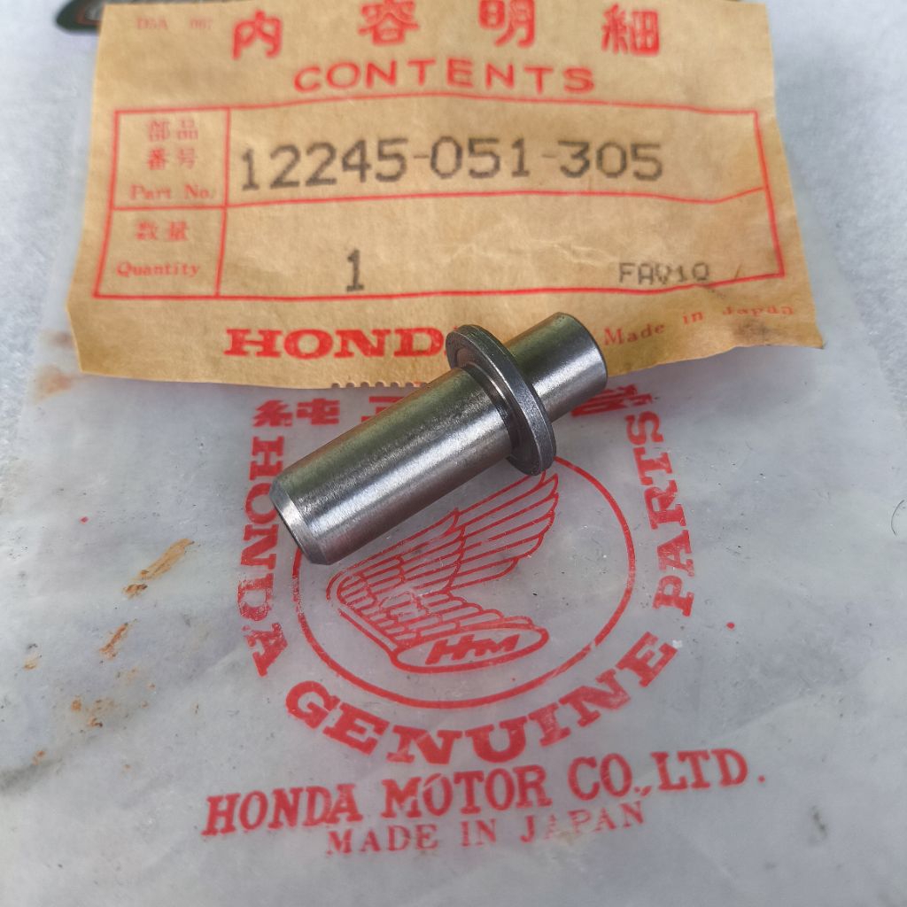 12245-051-305 Bos Bosh Botol Klep Katup Exhaust Honda C50 C70 C700 Original Japan