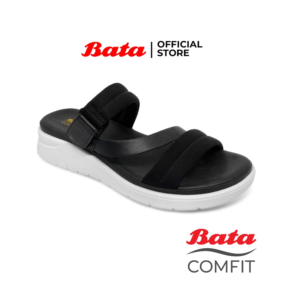BATA COMFIT - ROSO "Comfit Cushion" Sandal Wedges Wanita
