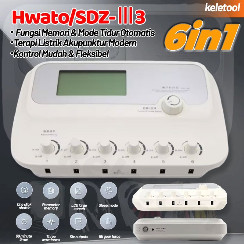 stimulator akupuntur hwato sdz iii alat terapi alat fisioterapi tens portable fisioterapi kabel tens