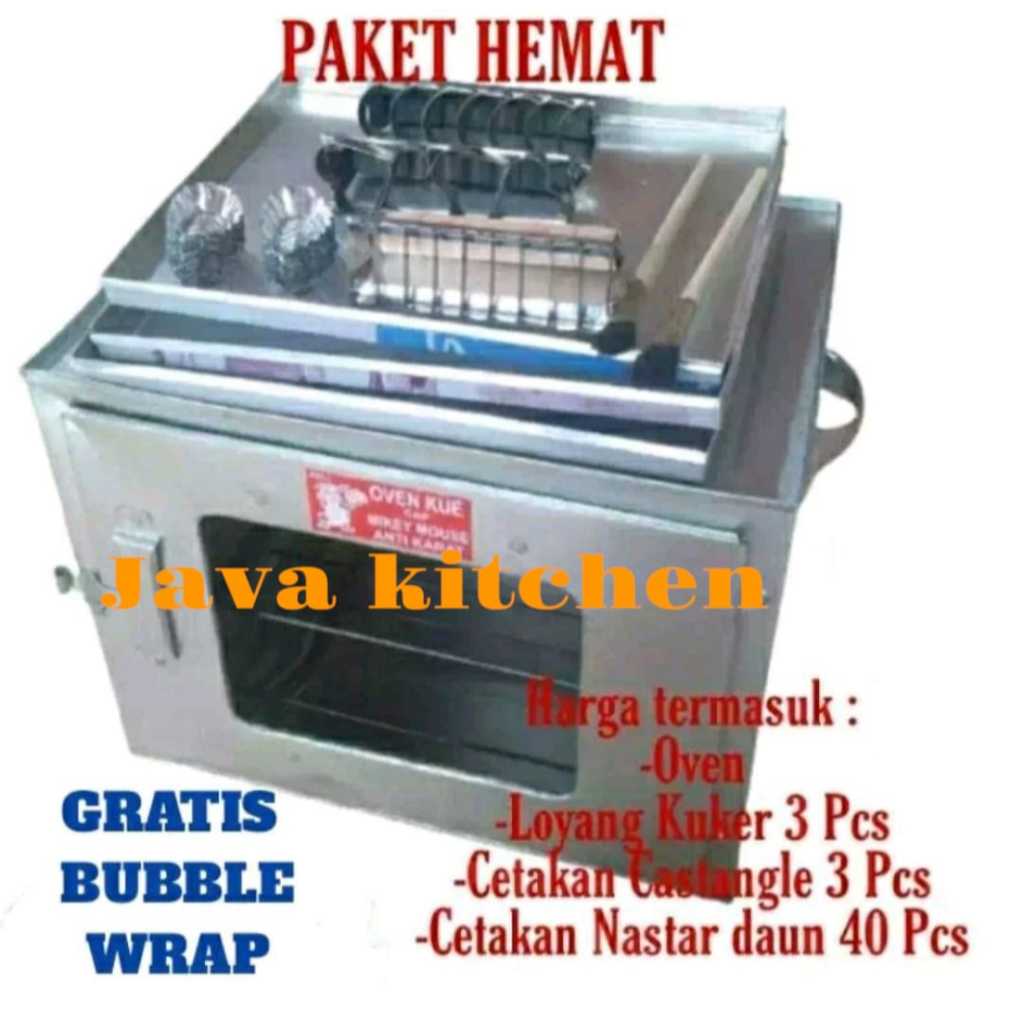 Oven tangkring satu set lengkap Oven kompor mini Oven mickey mouse 3 susun