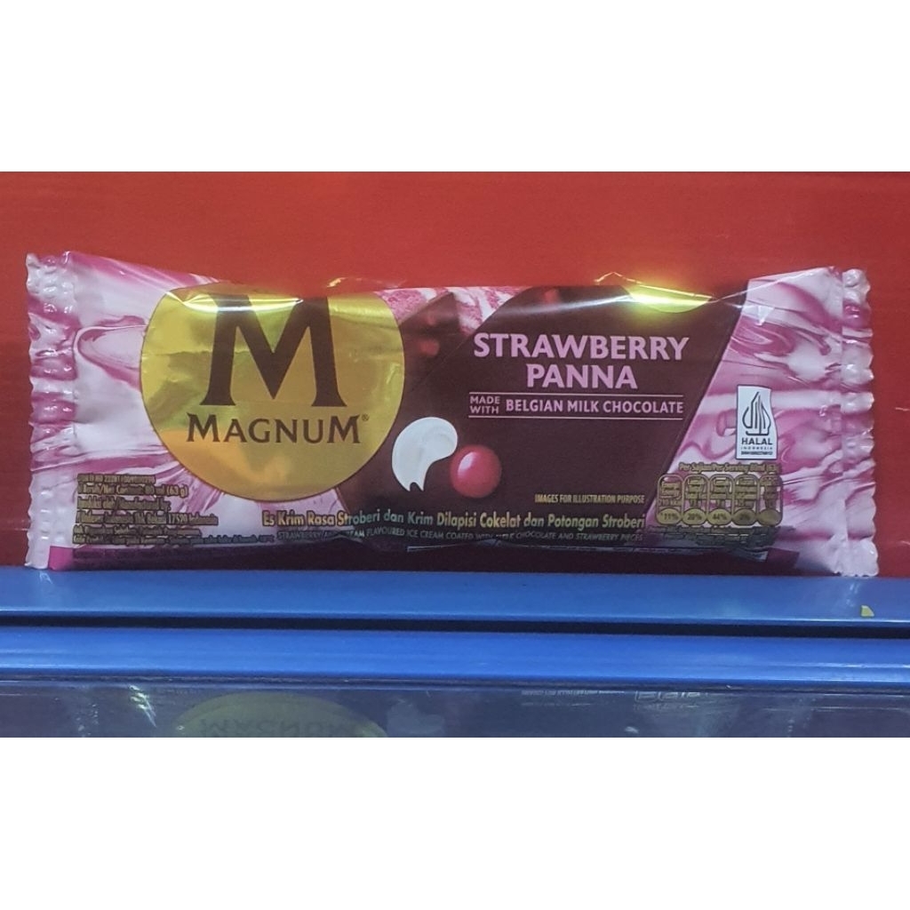 

Magnum Strawberry Panna with Belgian Milk Chocolate 80ml