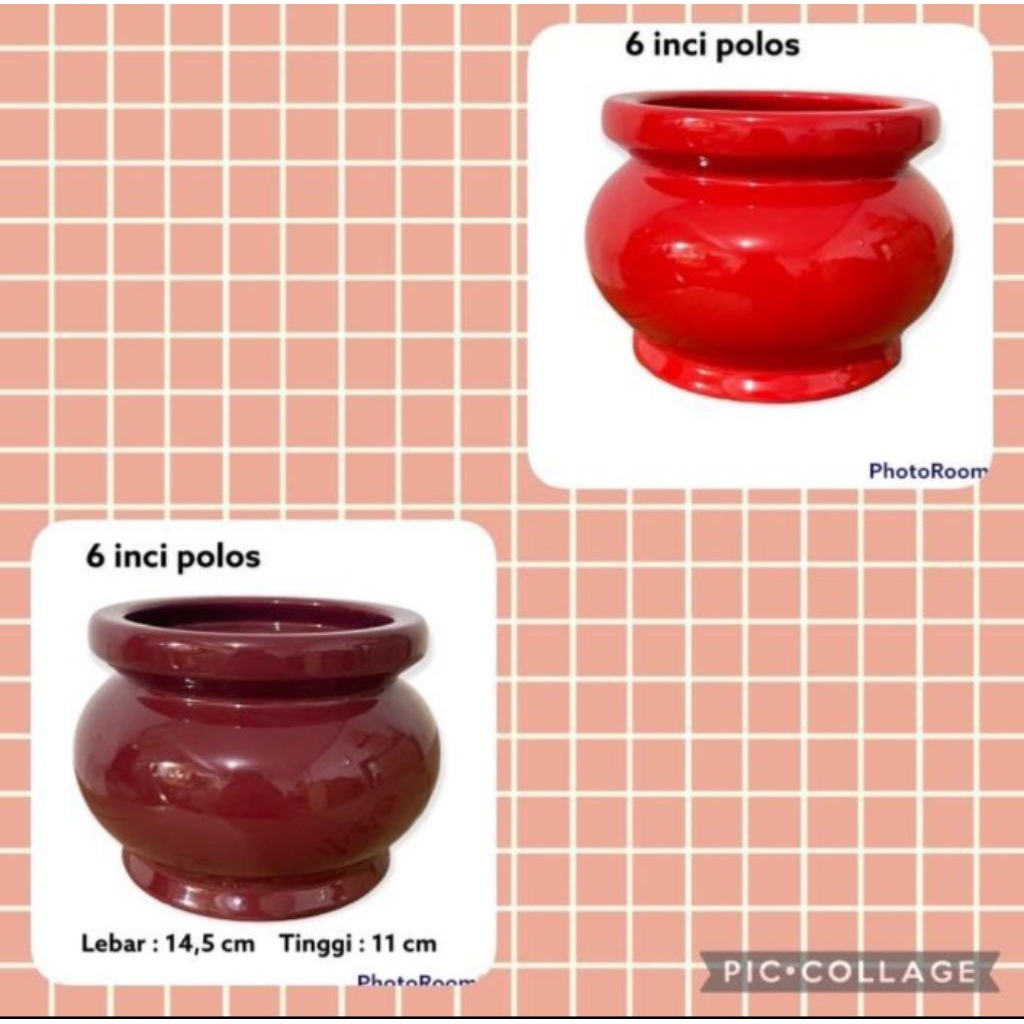 Hiolo Sembahyang Keramik Polos