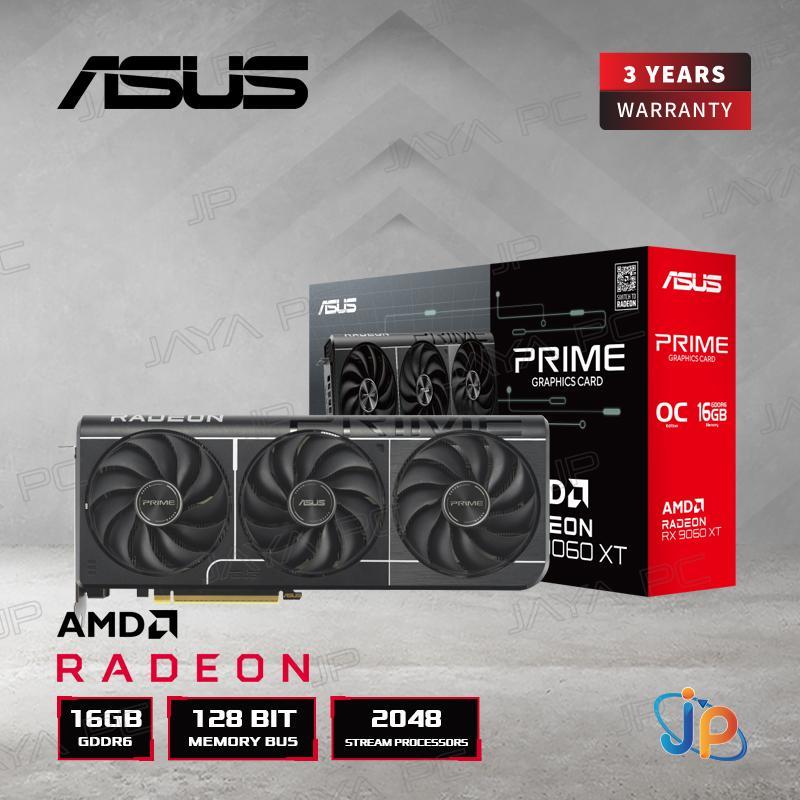 VGA ASUS Prime AMD Radeon RX 9060 XT OC 16GB - 16 GB GDDR6