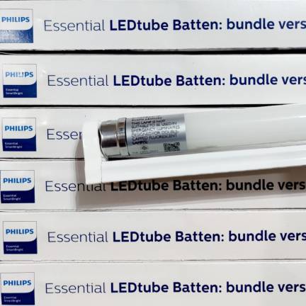 Philips TL LED Ecofit set 16watt termasuk kap lampu