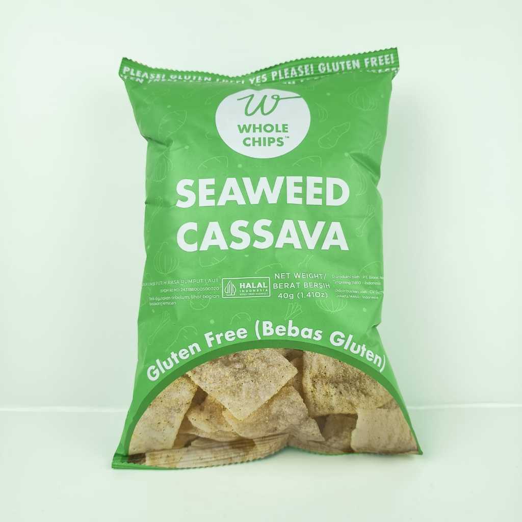 

Whole Chips Seaweed Cassava Bebas Gluten 40Gr Keripik