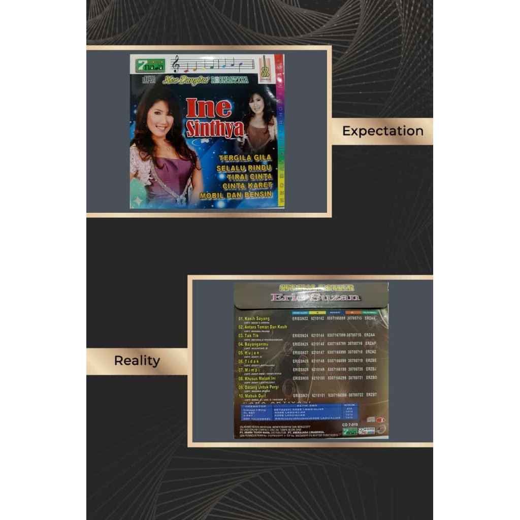 CD audio dangdut Ine Sinthya