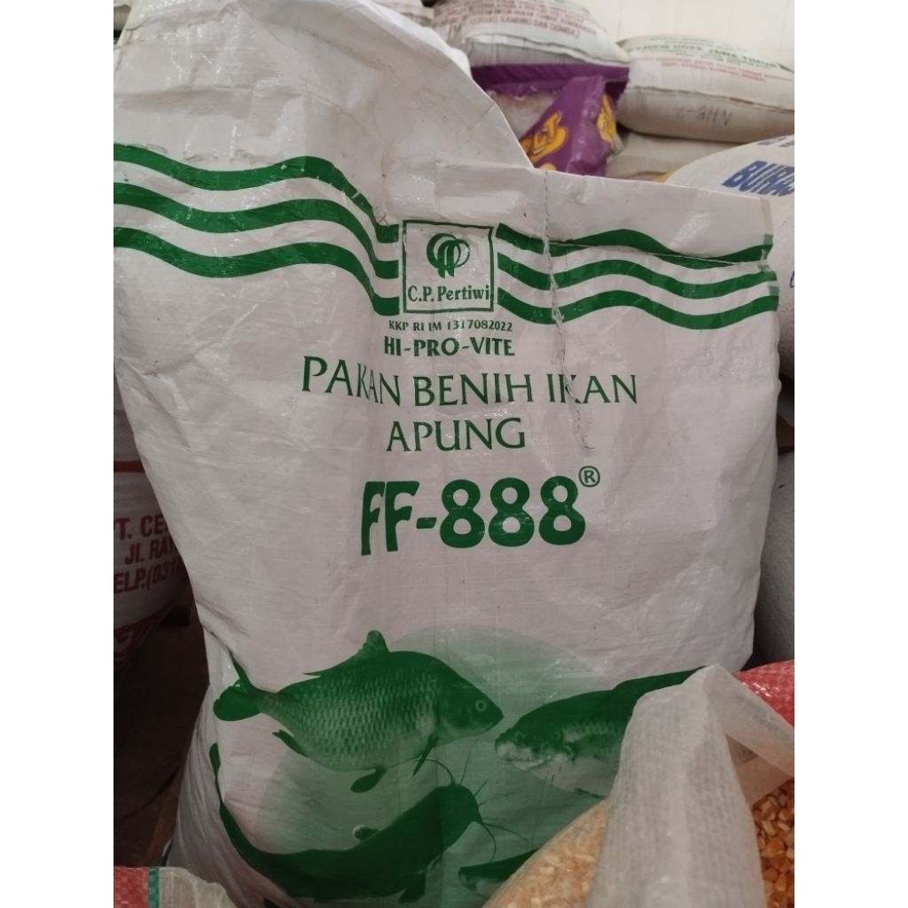 Pakan Bibit Ikan Apung FF-888 Hi Pro Vite 1kg