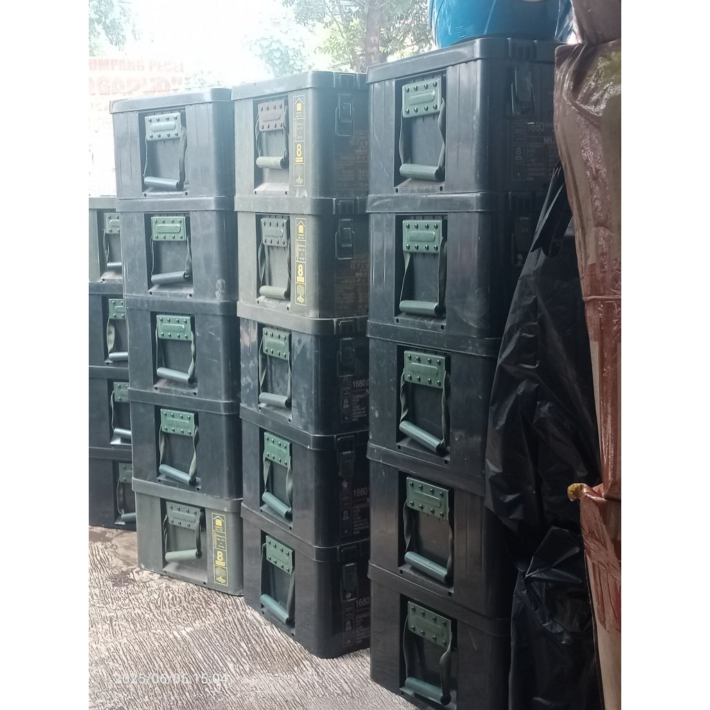 Kotak Bekas amunisi/kotak pindad/box kotak bekas amunisi