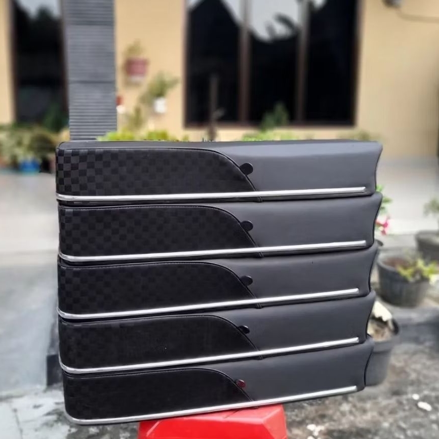 Jok Cb Kulit Catur Mix Plat Besi Galvanis Busa Anti Gembos Handmade Nganjuk