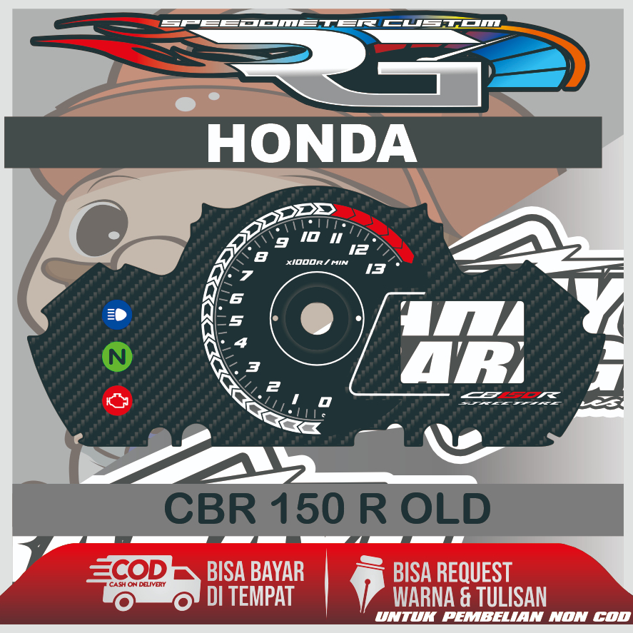 PAPAN SPEEDOMETER CUSTOM HONDA CB 150R OLD PANEL SPEDOMETER CUSTOM HONDA CB 150R OLD