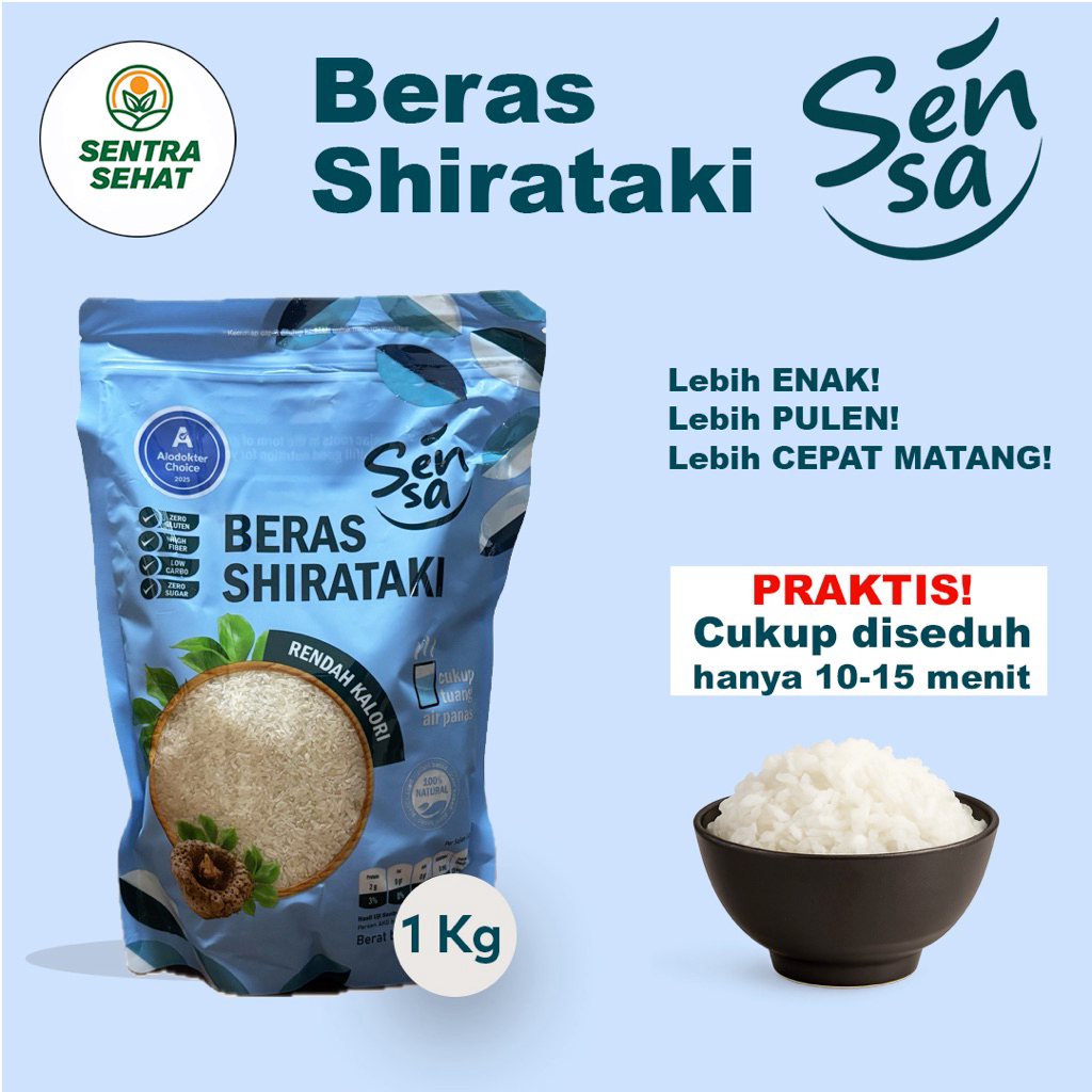 

BERAS SHIRATAKI SENSA 1kg #berasdiet #shirataki