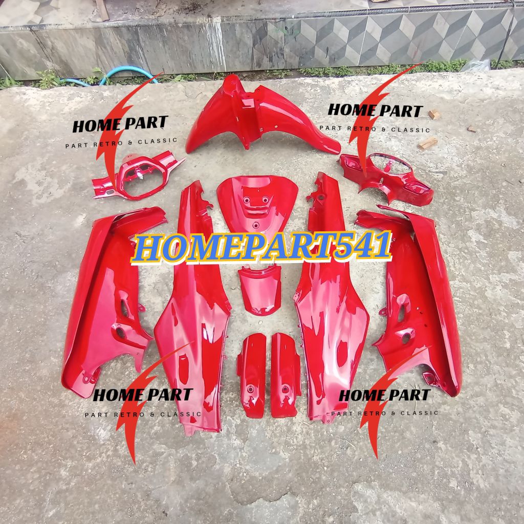 BODY HALUS SUZUKI SHOGUN R 110 NEW MERAH MAZDA