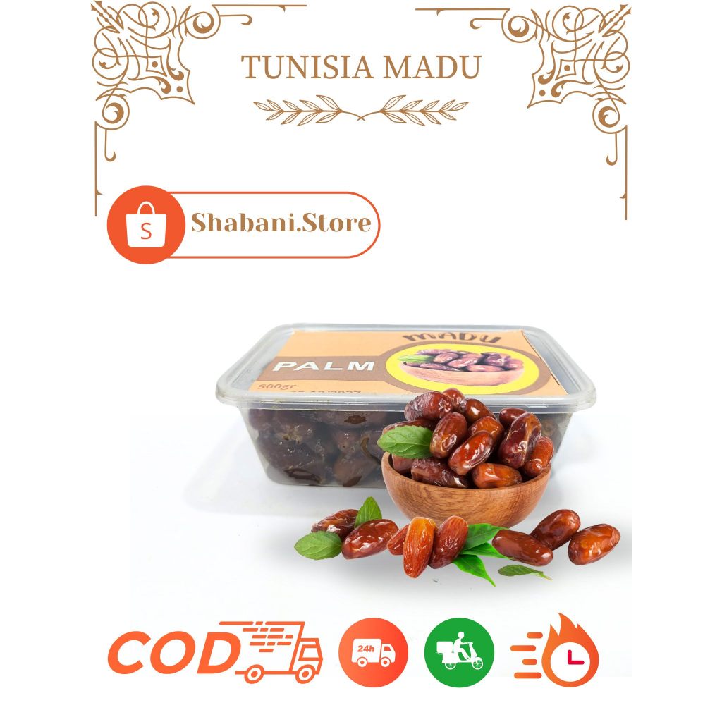 

Kurma Tunis Madu 500gr (GB) / Kurma Madu Original / Shabani.Store / Kurma Tunisia Madu Non Tangkai