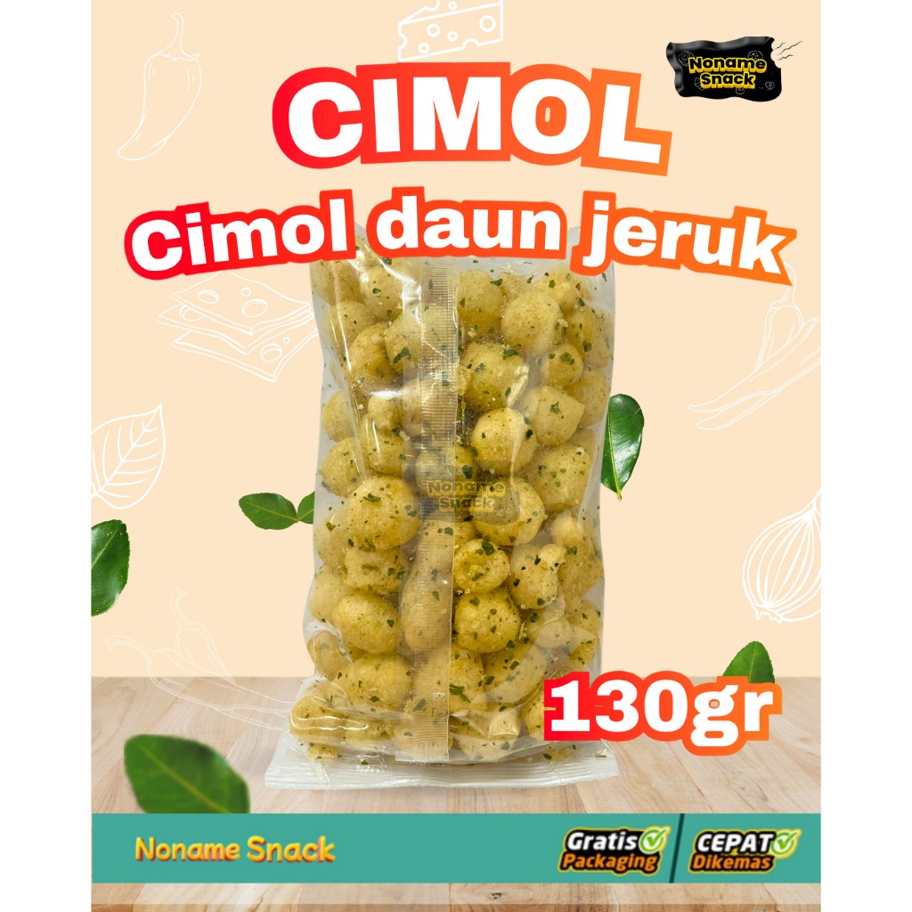 

Noname Snack - Cimol Kering Asin Gurih Daun Jeruk 130gr