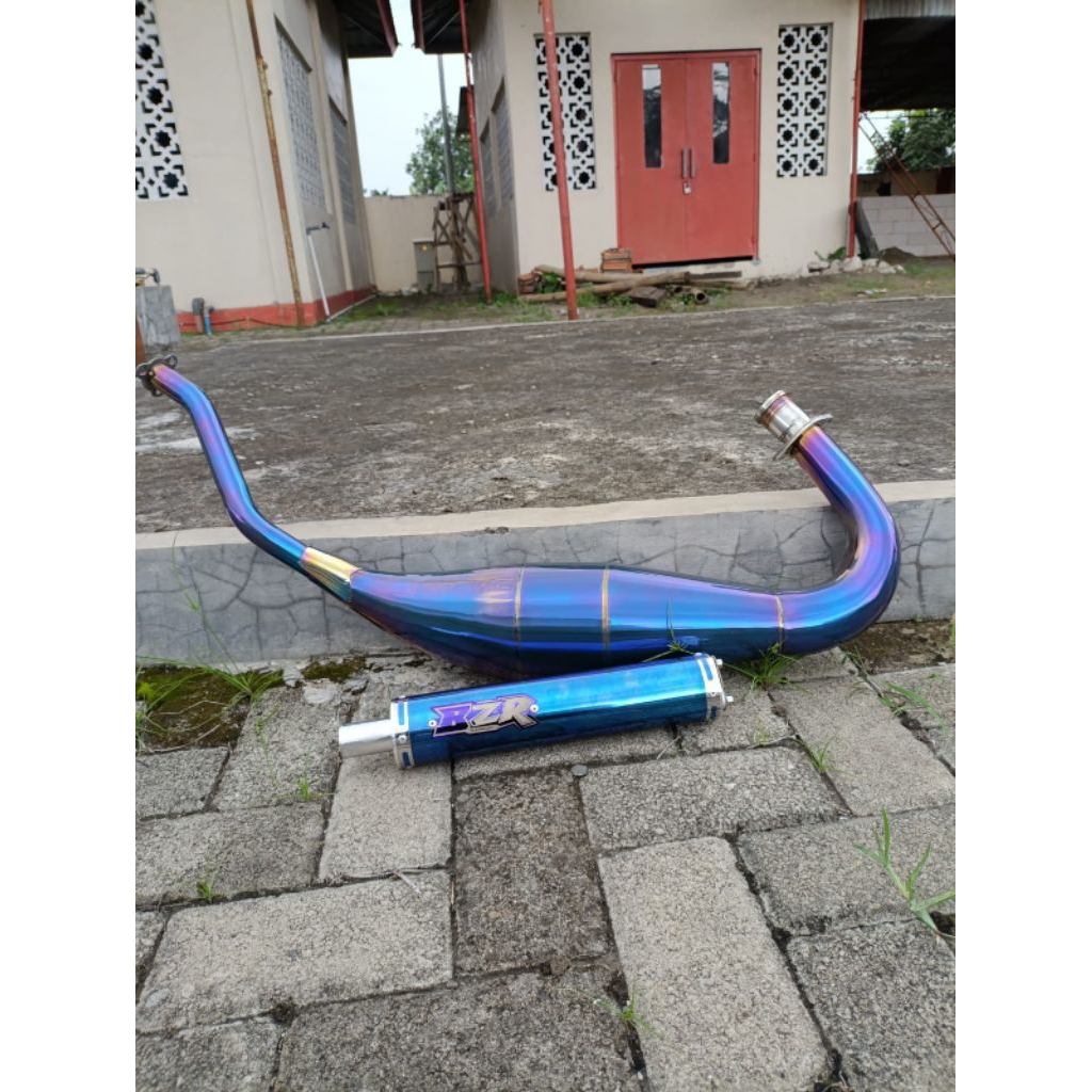 KNALPOT NINJA 2TAK R RR SS PRESS BLUEMOON COBRA VARIASI ORIGINAL BZR EXHAUST