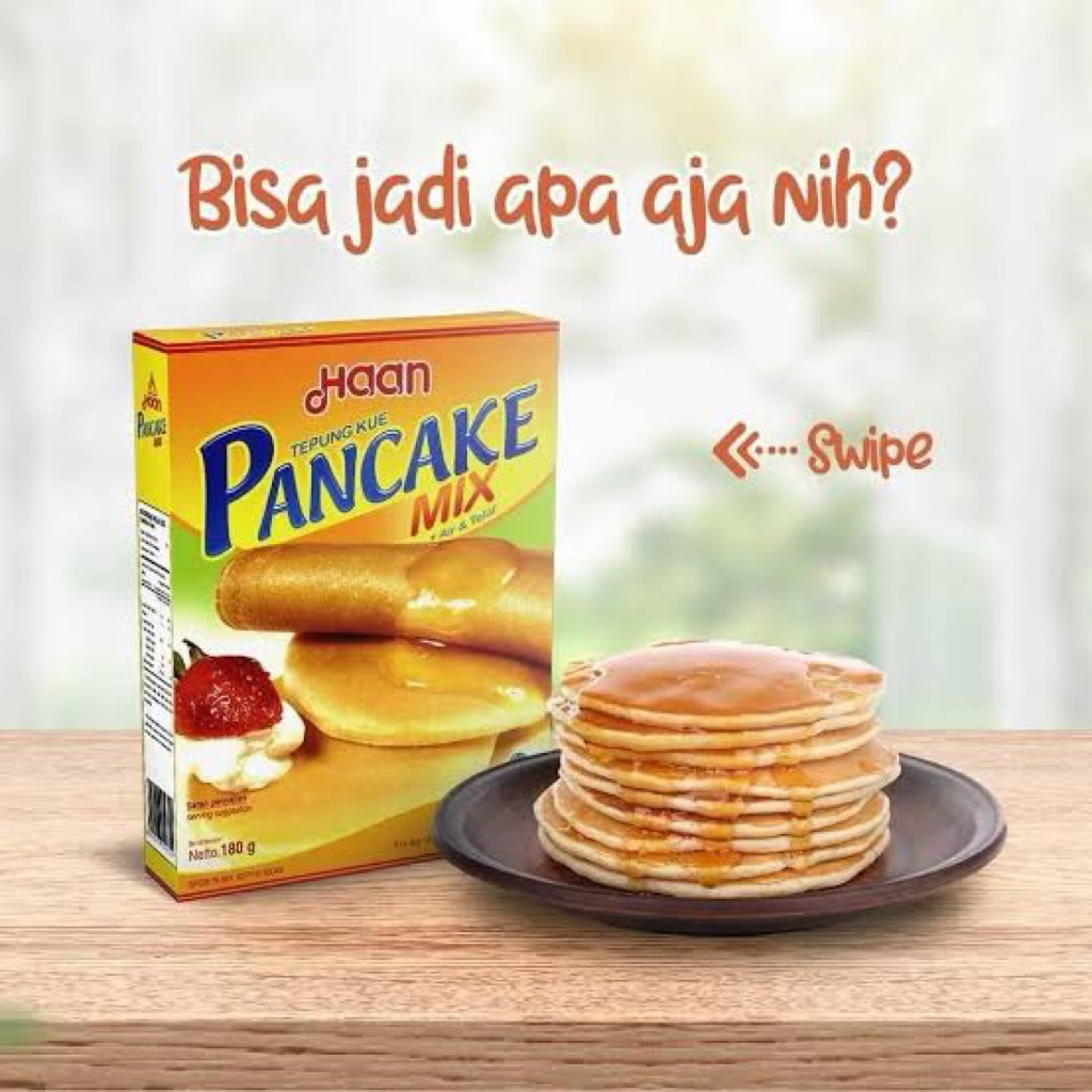 

Haan Pancake / Tepung Premix Pancake 180 Gram