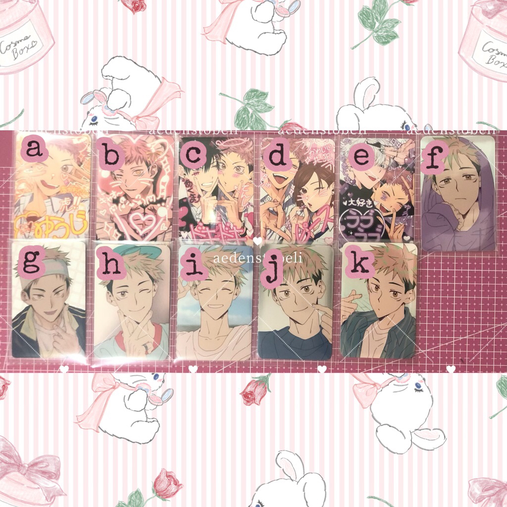 pc photocard itadori yuuji