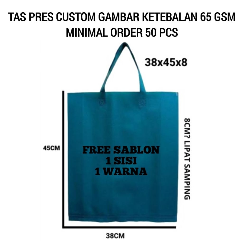 

tas sablon custom ukuran jumbo 38×45×8