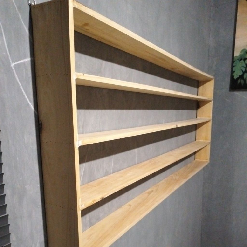 Rak Hotwheels Rak Diecast Rak Tempat Mainan Anak Rak Dinding Rak Kayu Jati Belanda