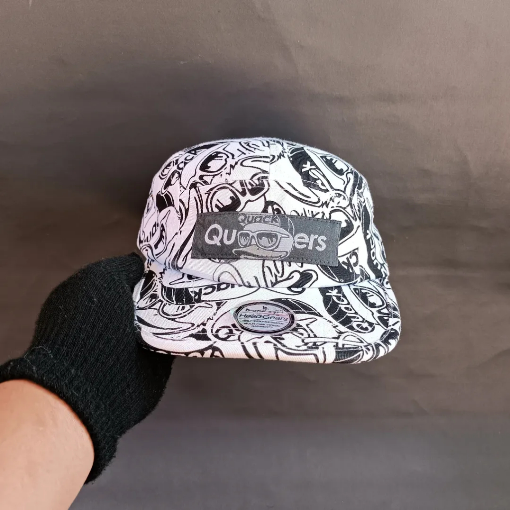 Topi 5 Panel Unisex Pria Wanita B ONE SOUL AOP