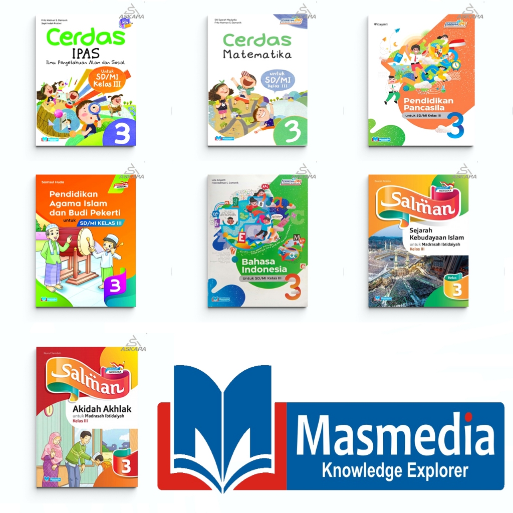 Kurikulum Merdeka Kelas 3 SD/MI Masmedia Revisi Terbaru