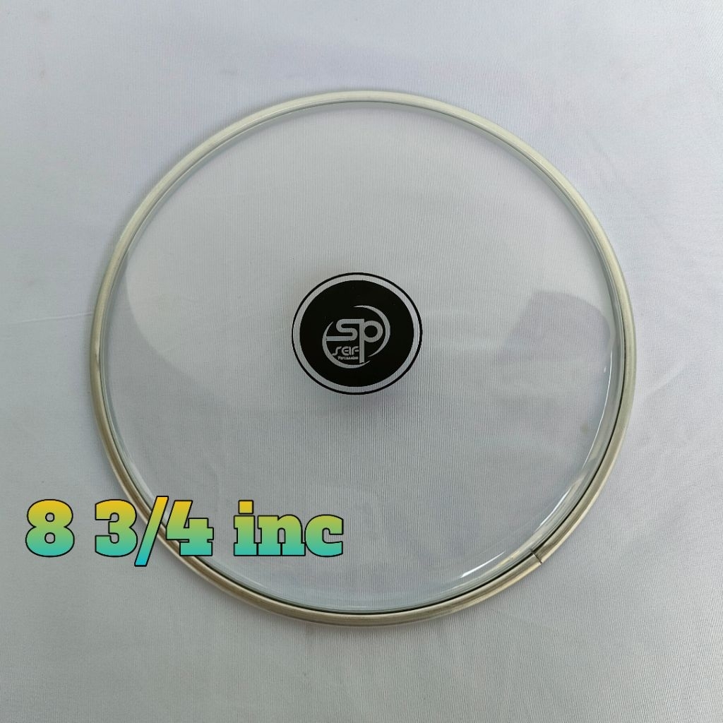 Head drum mika Darbuka 8 3/4 inch SP seif percussion bening transparan