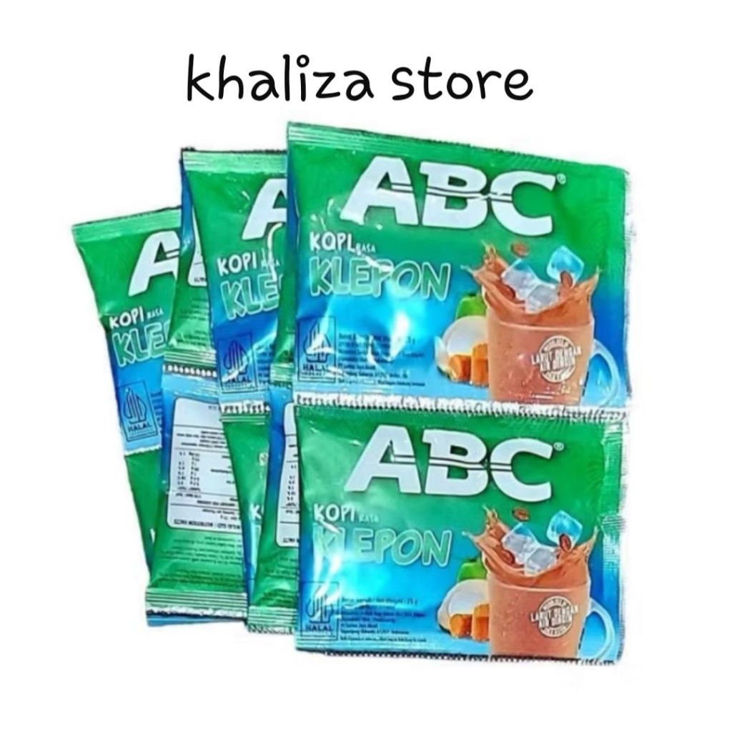 

abc klepon 1 renceng isi 10 sachet @ 30 gram