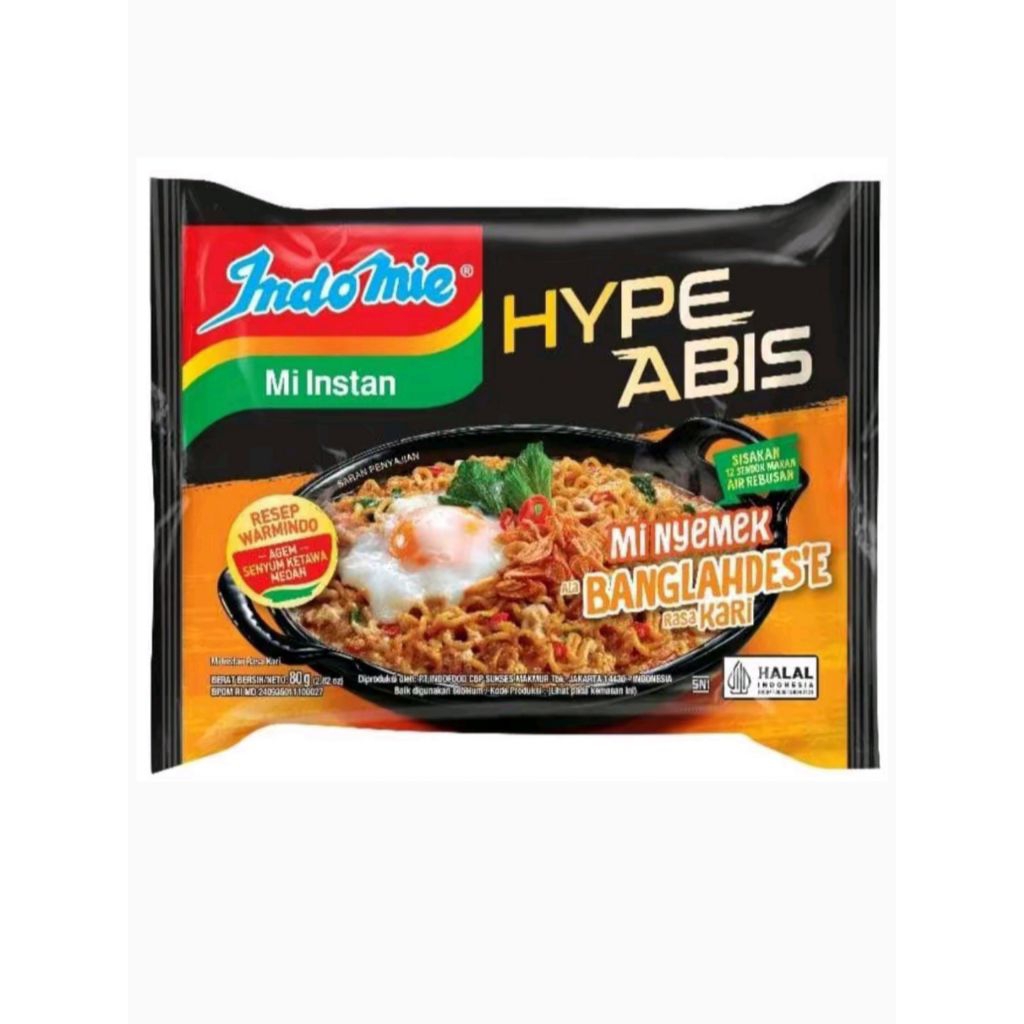 

MIE INDOMIE - Mi Nyemek Ala Banglahdes'e Rasa Kari @80gr - Mie Instan